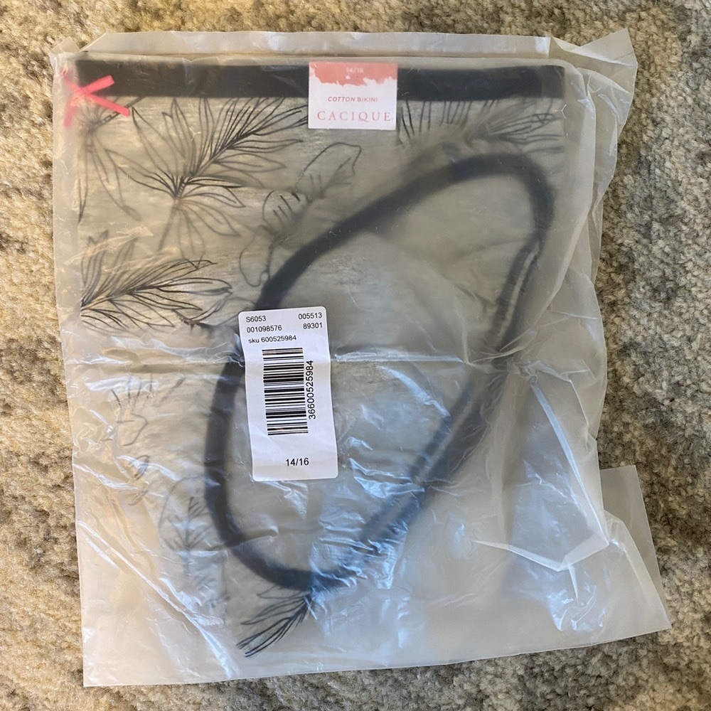 NWT - Lane Bryant/Cacique Sz 14/16 bikini panty